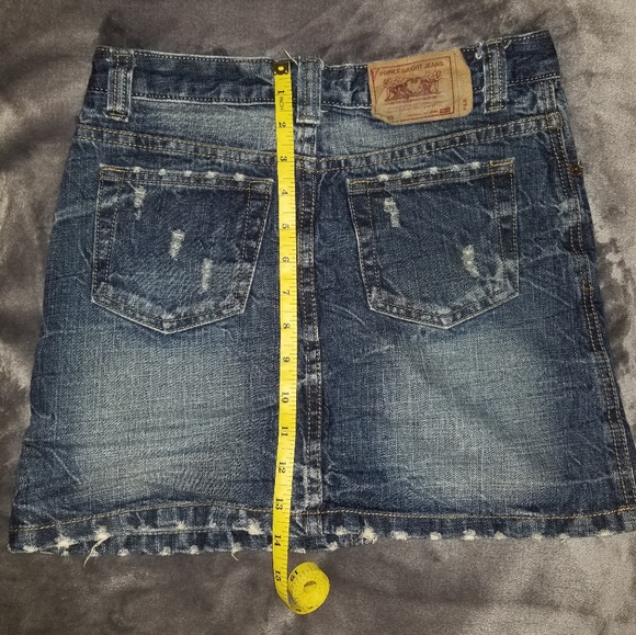 Denim Mini Skirt - Picture 2 of 4
